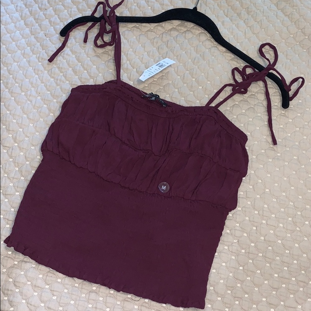 Kendall & Kylie mock crop top NWT